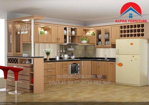 Nội Thất Alpha với các mẫu thiết kế tủ bếp đẹp và tiện dụng