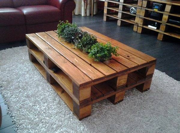Bàn gỗ Pallet trang trí phòng khách giá rẻ