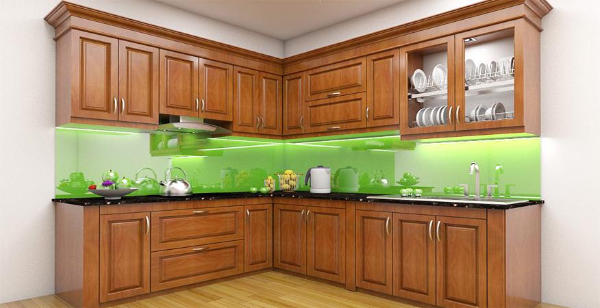 Báo giá tủ bếp gỗ chi phí hấp dẫn, chất lượng bền bỉ