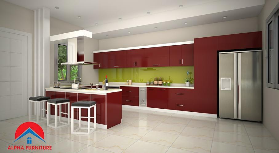 Giải mã sức hút của sản phẩm tủ bếp acrylic nội thất Alpha