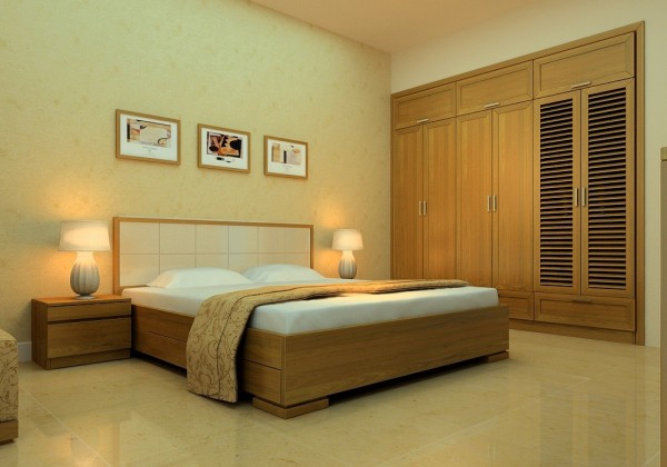 Giường Gỗ Sồi MS6