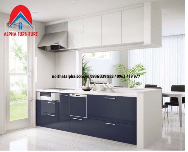 TỦ BẾP MDF LÕI XANH - 020