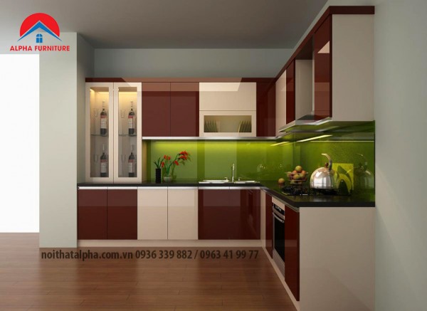 TỦ BẾP PICOMAT canh Laminate PCM - AP23
